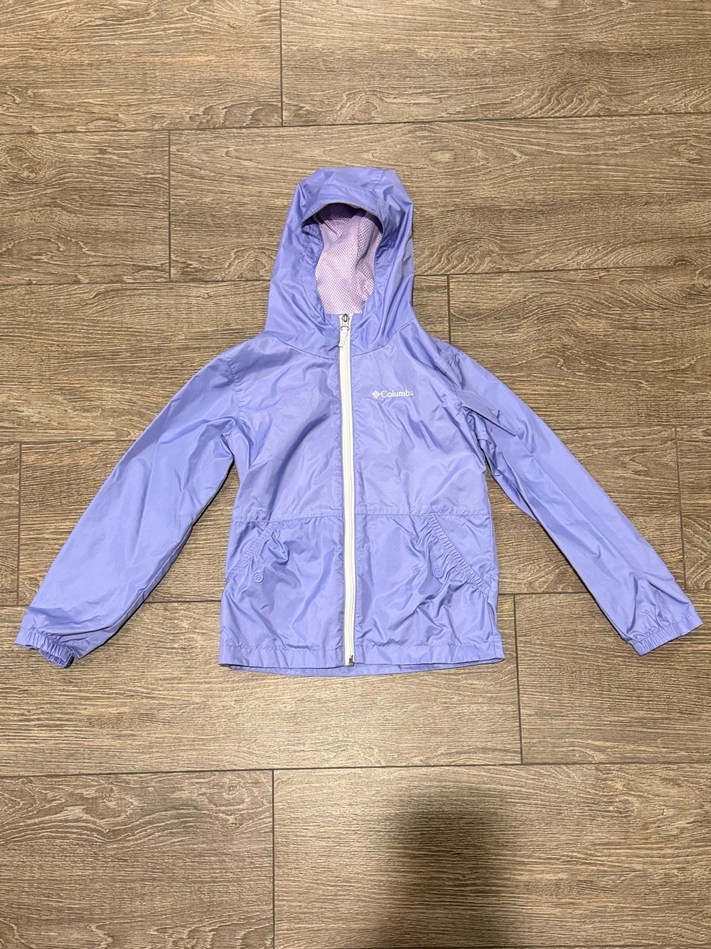 Columbia Switchback Lined Hooded Jacket Purple in Girls Small